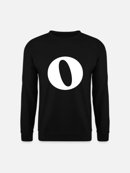 Letter o - Unisex Sweatshirt - black