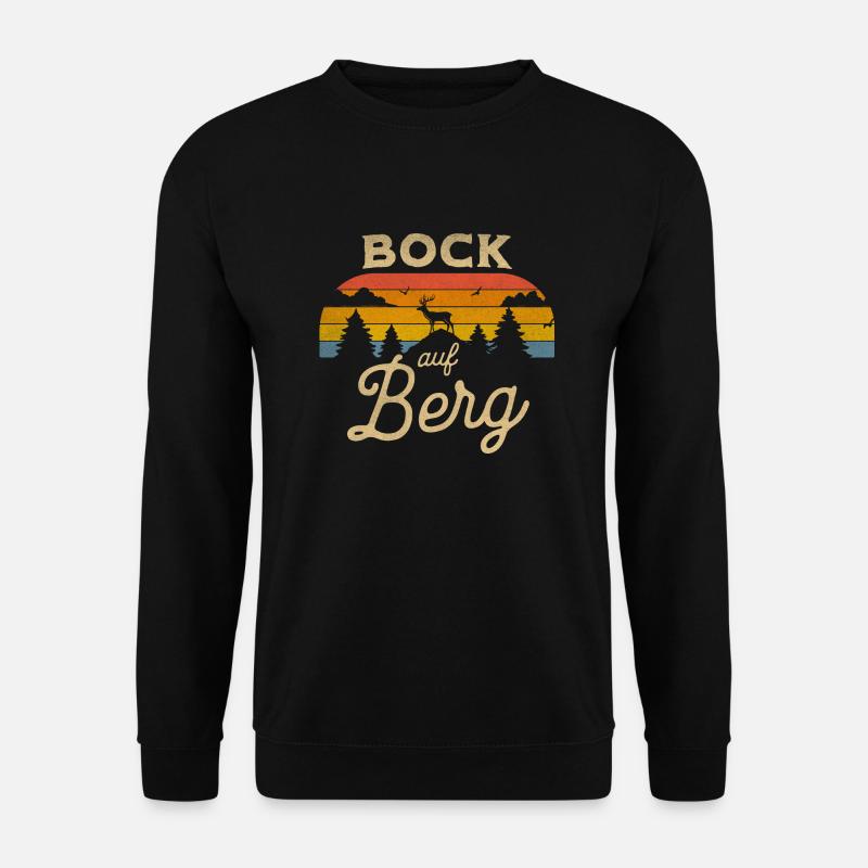 Bock auf Berg - Unisex Pullover - Schwarz