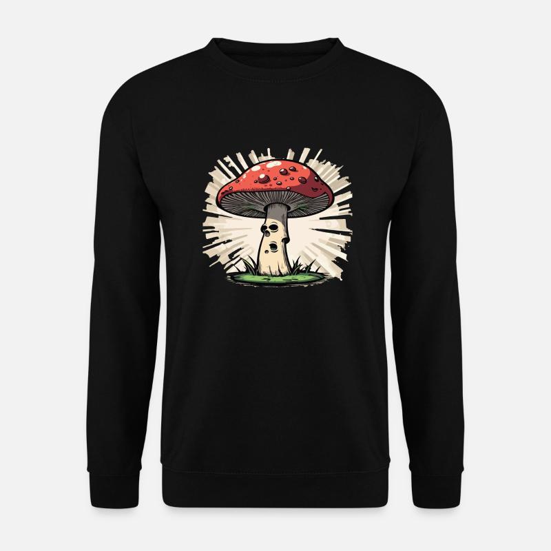 Fly agaric - Unisex Sweatshirt - black