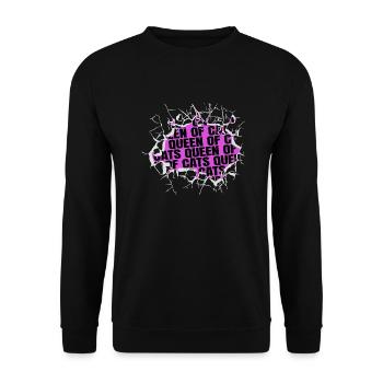 avocats, idée cadeau, noeud papillon, cadeau d’anniversaire - Sweat-shirt Unisexe - noir - Devant - Alina (178cm) & Michal (187cm)