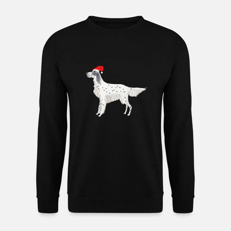 Setter anglais Fundogs Noël - Sweat-shirt Unisexe - noir