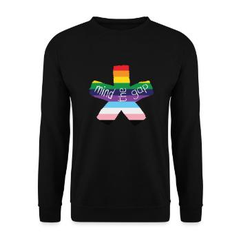 blockedTitle - Unisex Pullover - Schwarz - Vorne - Alina (178cm) & Michal (187cm)