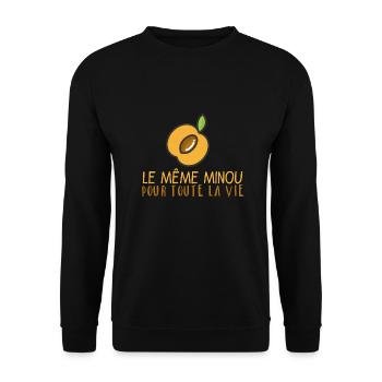 Enterrement de Vie Team Marié - Sweat-shirt Unisexe - noir - Devant - Alina (178cm) & Michal (187cm)