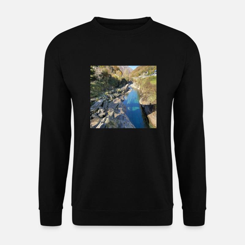Verzasca - Unisex Pullover - Schwarz