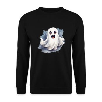 Fantôme - Sweat-shirt Unisexe - noir - Devant - Alina (178cm) & Michal (187cm)