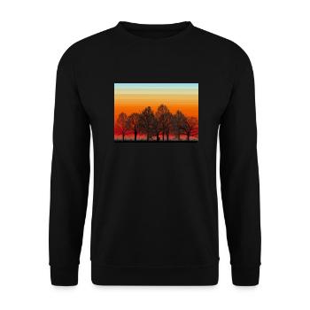 Dämmerung - Unisex Pullover - Schwarz - Vorne - Alina (178cm) & Michal (187cm)