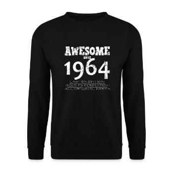 1964 - Legendary 60th Anniversary - Unisex Sweatshirt - black - Front - Alina (178cm) & Michal (187cm)