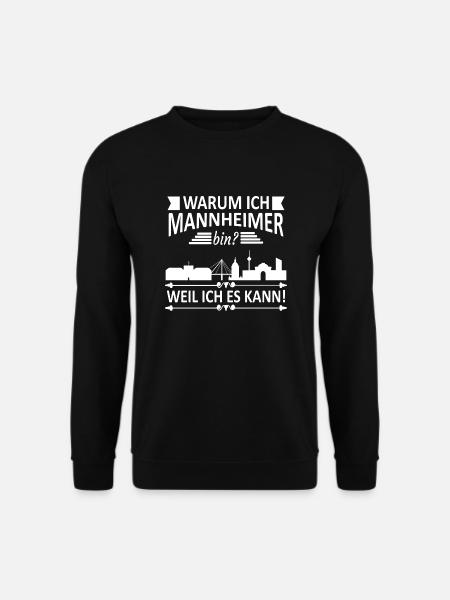Mannheim Monnem Mannheimat - Unisex Sweatshirt - black
