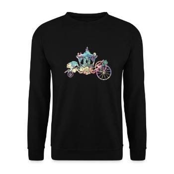 Silhouette de carrosse - Sweat-shirt Unisexe - noir - Devant - Alina (178cm) & Michal (187cm)