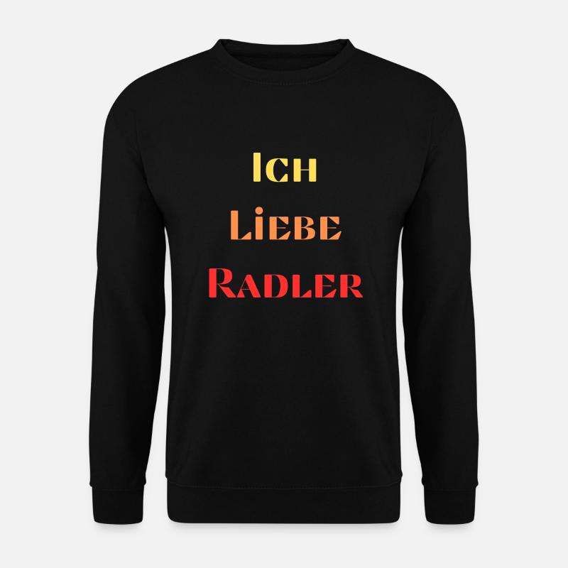 ICH LIEBE RADLER - Unisex Pullover - Schwarz