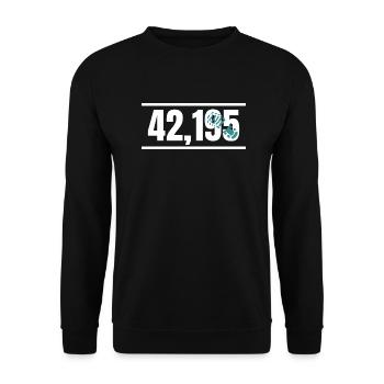 Marathon Course Jogging - Sweat-shirt Unisexe - noir - Devant - Alina (178cm) & Michal (187cm)