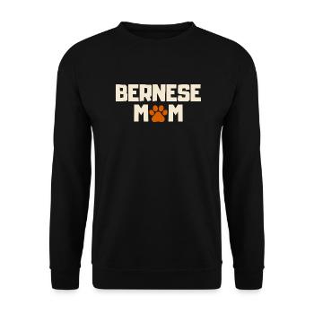 Bernese MomGifts. Bernese Mountain Dog - Unisex Sweatshirt - black - Front - Alina (178cm) & Michal (187cm)
