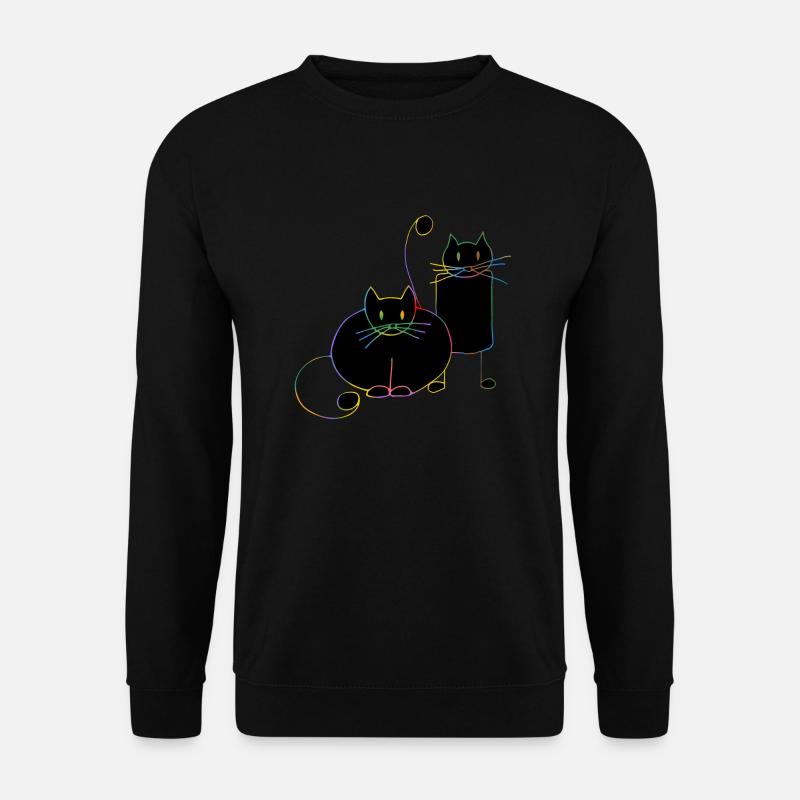 Cats - Unisex Sweatshirt - black