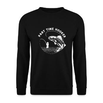 fisch, fisch, angeln, see, meer, angeln, fauna, exotisch - Unisex Pullover - Schwarz - Vorne - Alina (178cm) & Michal (187cm)