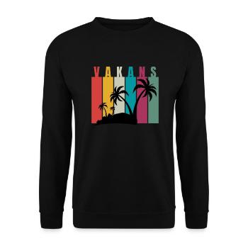 Colorful Island - Sweat-shirt Unisexe - noir - Devant - Alina (178cm) & Michal (187cm)