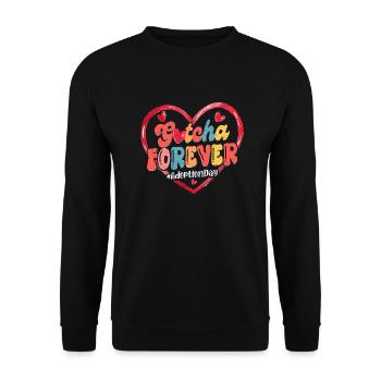 Gotcha Forever Adoption Family - Unisex Sweatshirt - black - Front - Alina (178cm) & Michal (187cm)