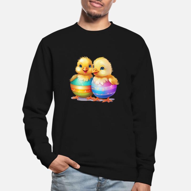Easter, Chick, Easter Egg, Easter, Funny, Cute Unisex Sweatshirt