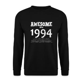 1994 - 30e anniversaire légendaire - Sweat-shirt Unisexe - noir - Devant - Alina (178cm) & Michal (187cm)