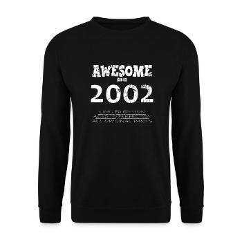 2002 - 22e anniversaire légendaire - Sweat-shirt Unisexe - noir - Devant - Alina (178cm) & Michal (187cm)