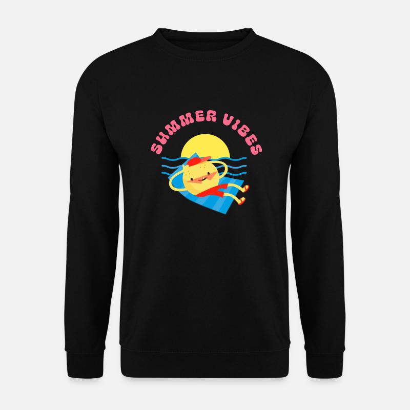 Sumer Vibes Lemon - Unisex Sweatshirt - black