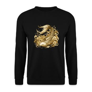 carp - Unisex Sweatshirt - black - Front - Alina (178cm) & Michal (187cm)