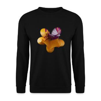 spiral 1 - Unisex Pullover - Schwarz - Vorne - Alina (178cm) & Michal (187cm)