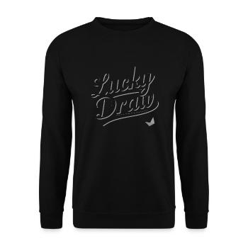 LUCKY DRAW - Unisex Sweatshirt - black - Front - Alina (178cm) & Michal (187cm)