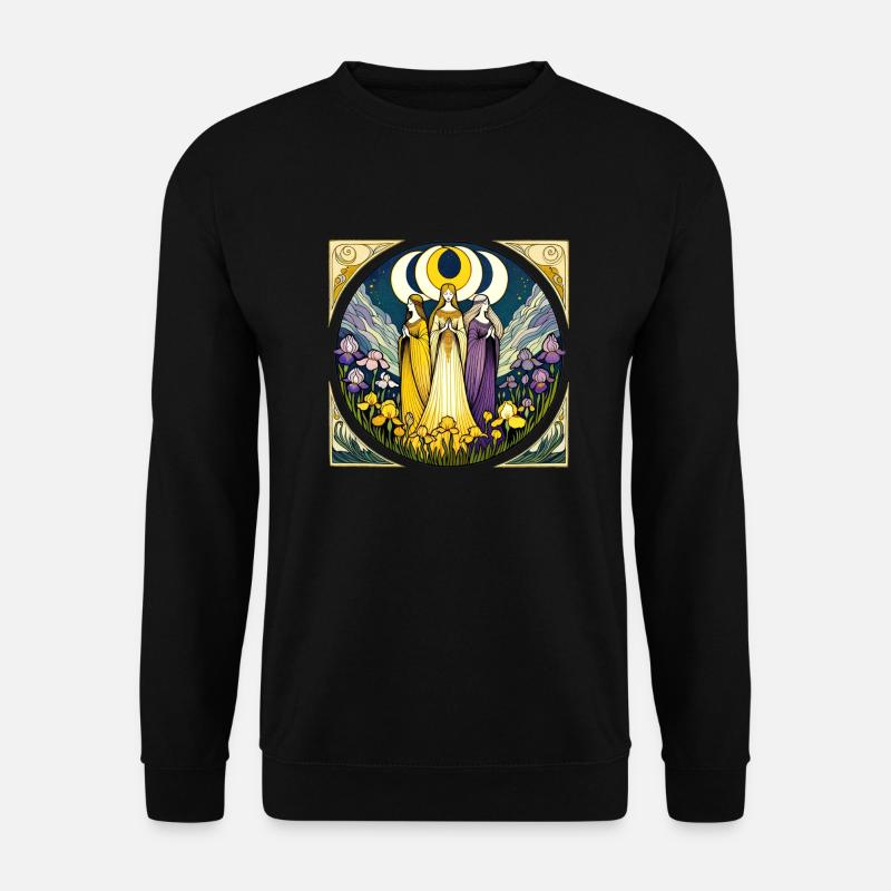 Dreifache Göttin - Unisex Pullover - Schwarz