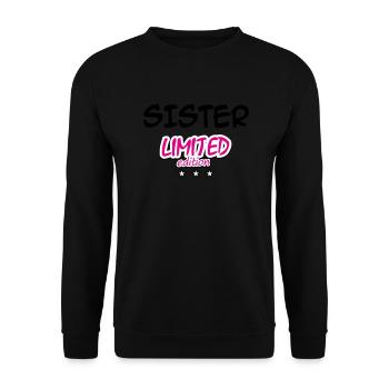 SISTER LIMITED EDITION - Unisex Pullover - Schwarz - Vorne - Alina (178cm) & Michal (187cm)