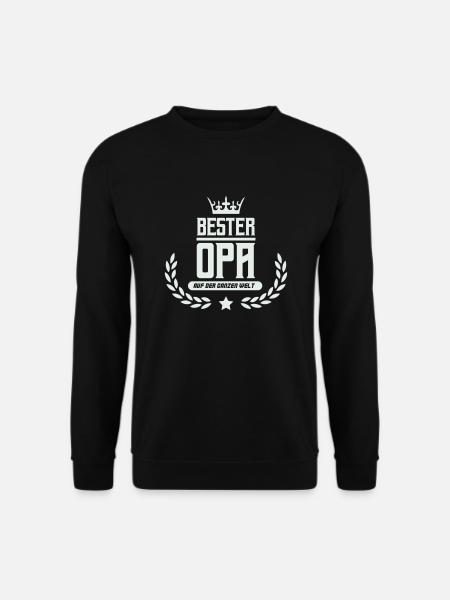 bester opa der welt - Unisex Pullover - Schwarz