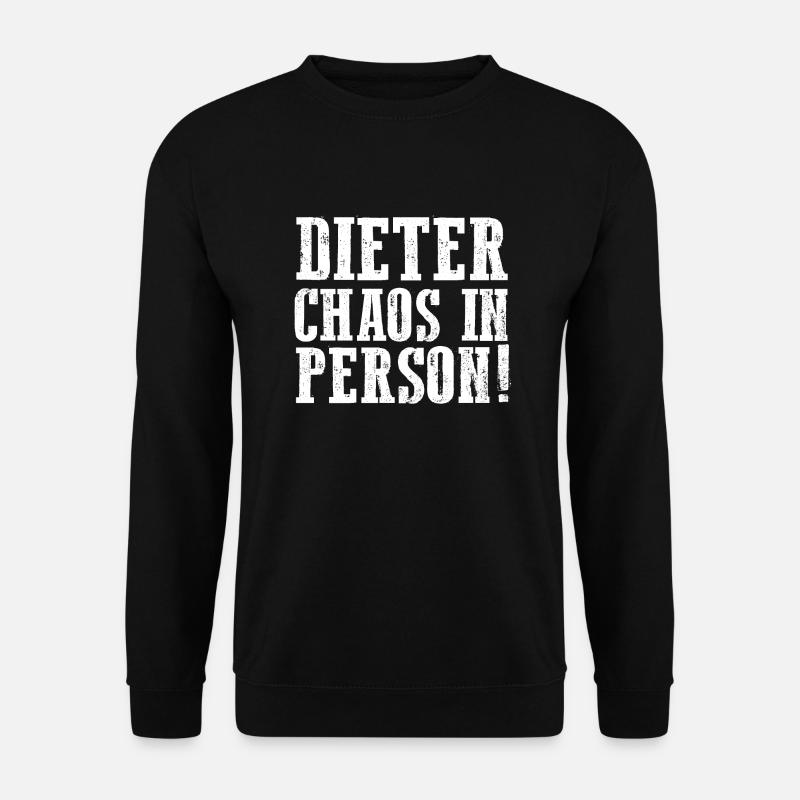 First name Dieter - Unisex Sweatshirt - black