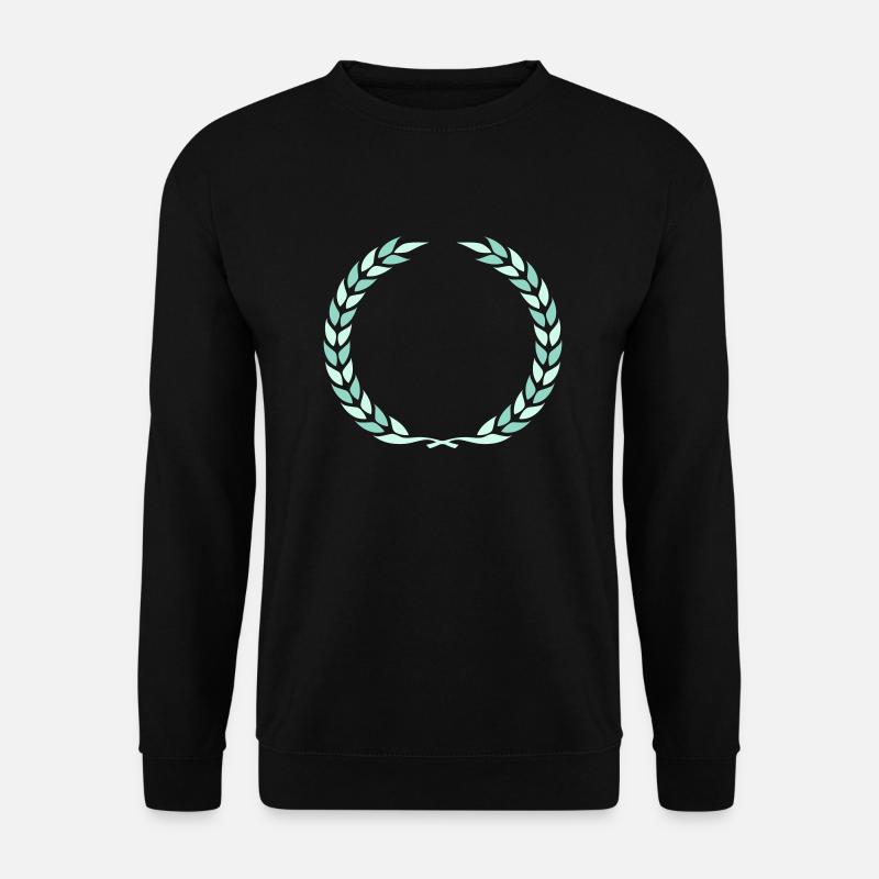lorbeerkranz kranz - Unisex Pullover - Schwarz
