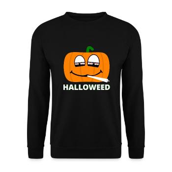 Hiweed - Sweat-shirt Unisexe - noir - Devant - Alina (178cm) & Michal (187cm)