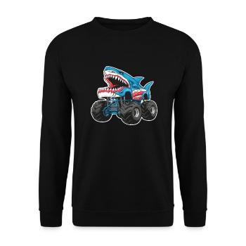 nohat bg entfernt D24182d3 - Unisex Pullover - Schwarz - Vorne - Alina (178cm) & Michal (187cm)