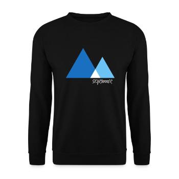 Skyrunner Mountainrun - Unisex Sweatshirt - black - Front - Alina (178cm) & Michal (187cm)