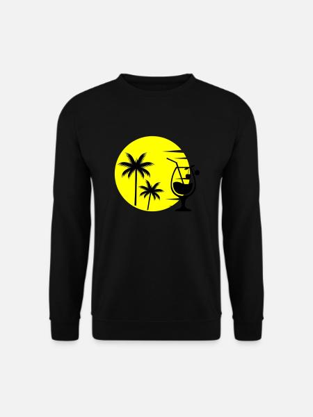 cocktail sunset - Unisex Sweatshirt - black