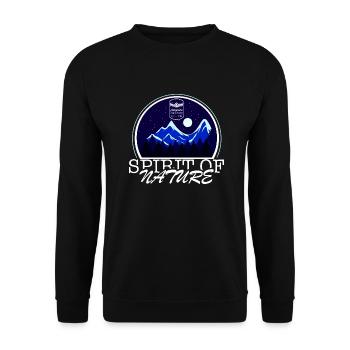 de la Nature - Sweat-shirt Unisexe - noir - Devant - Alina (178cm) & Michal (187cm)