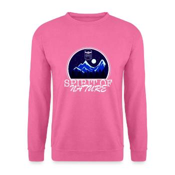 de la Nature - Sweat-shirt Unisexe - rose - Devant