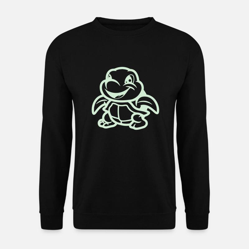schildkröte comic - Unisex Pullover - Schwarz