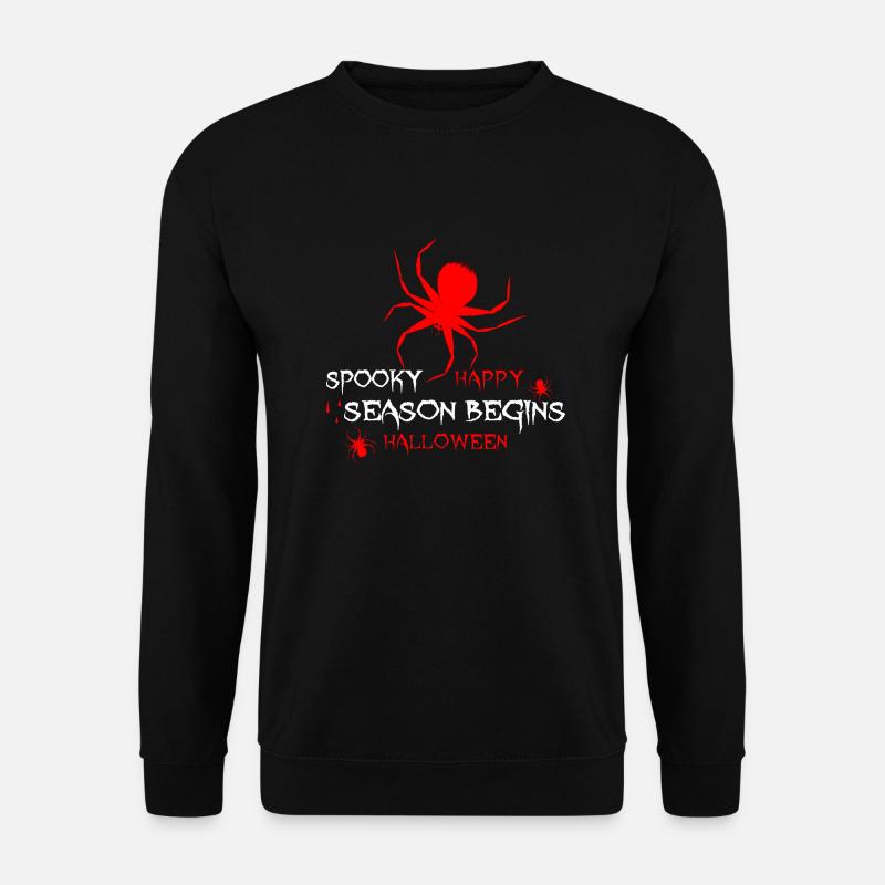 Halloween Spider Spooky Time - Unisex Sweatshirt - black
