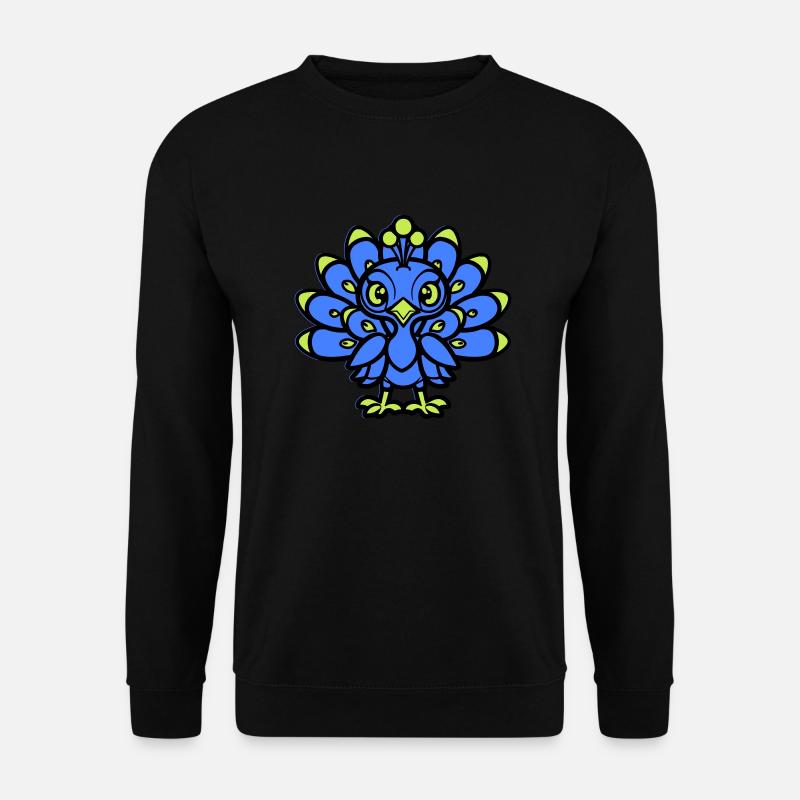 Peacock Comic - Unisex Sweatshirt - black