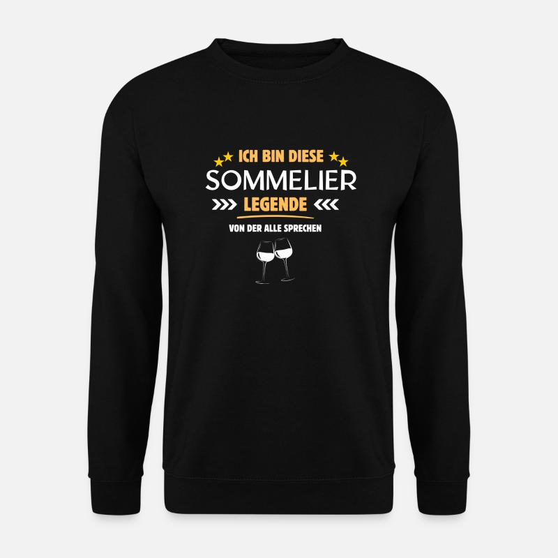 Sommelier Legende - Unisex Pullover - Schwarz