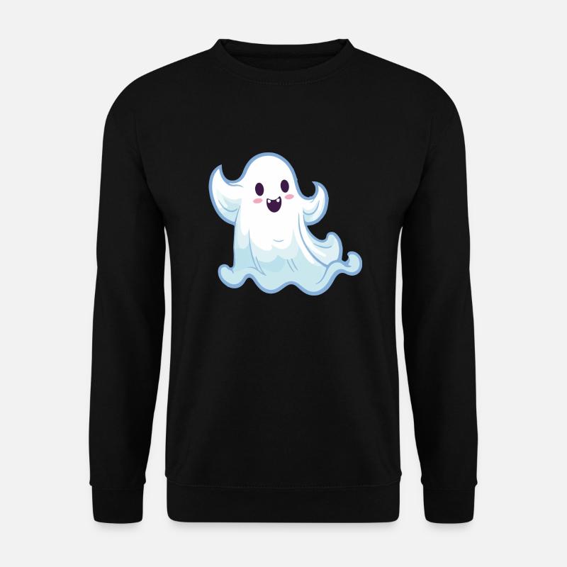 geist ghost cartoon - Unisex Pullover - Schwarz