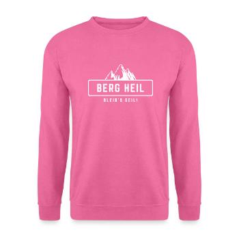 Berg Heil - Unisex Pullover - Pink - Vorne