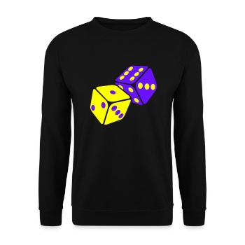 Cube - Sweat-shirt Unisexe - noir - Devant - Alina (178cm) & Michal (187cm)