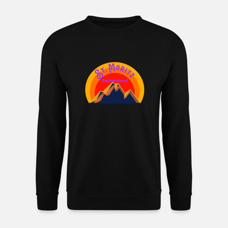 St. Moritz - Unisex Sweatshirt - black
