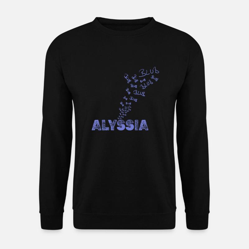 Alyssia - Unisex Pullover - Schwarz