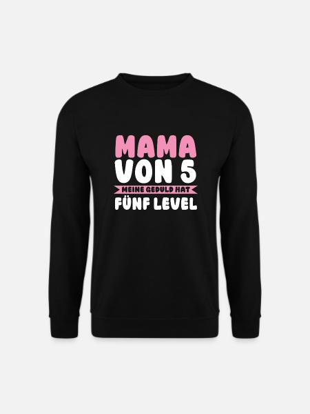 Mama Von 5 Kindern - Unisex Pullover - Schwarz
