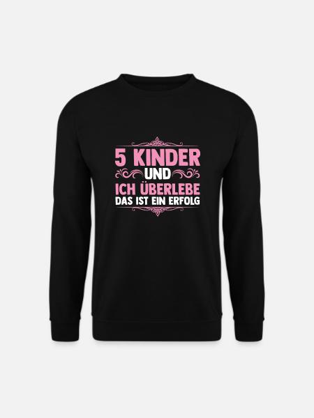 Mama Von 5 Kindern - Unisex Pullover - Schwarz