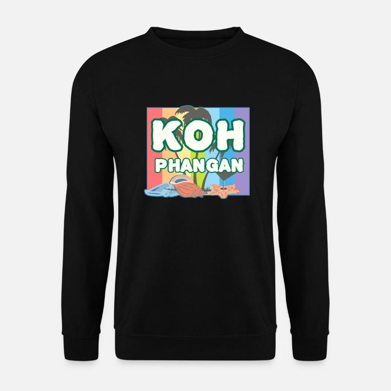 Regenbogen K8h Phangan - Unisex Pullover - Schwarz